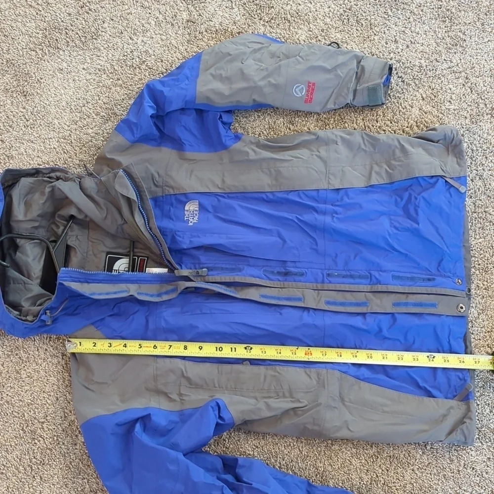 The North Face Gore-Tex Summit Series Winter Jacket, Blue and Gray, Medium women